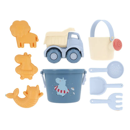 Seau plage - hippo