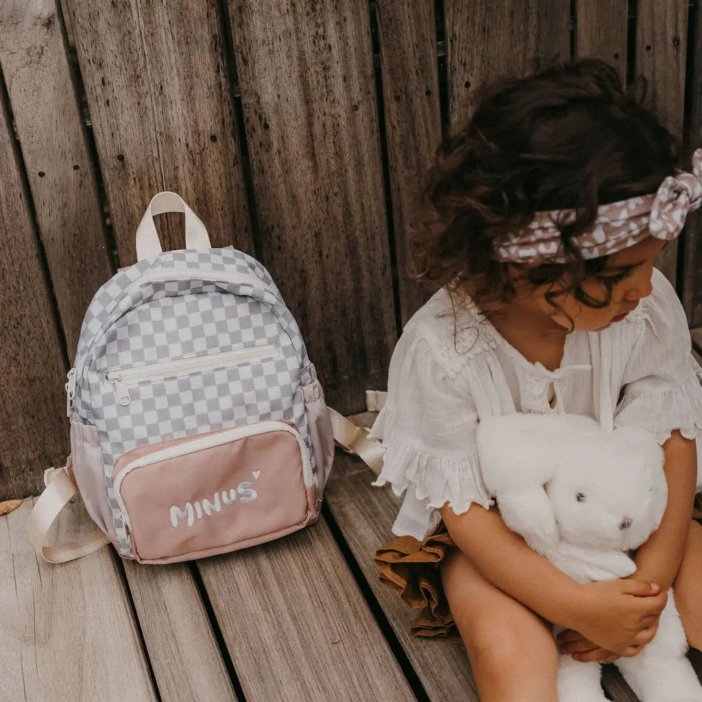 Sac à dos maternelle - petits carreaux