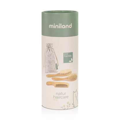 Peigne et brosse en bois - Miniland