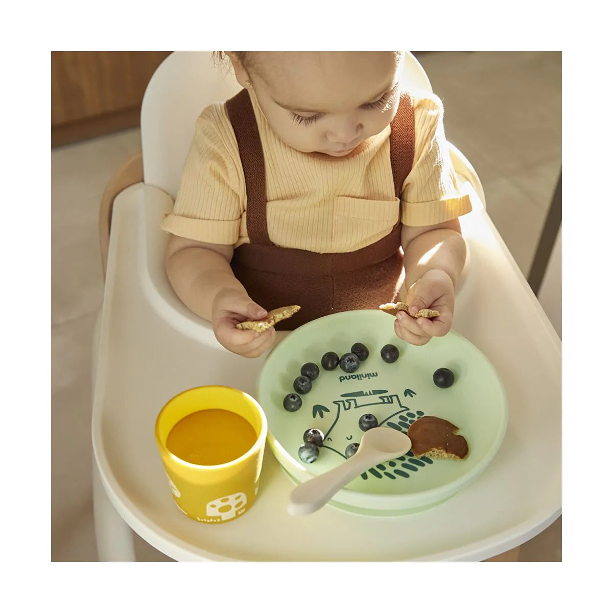 Set repas silicone foret meal - Miniland