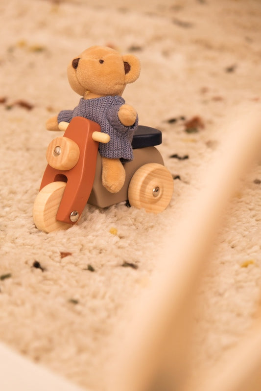 Ours sur sa vespa - mini friends