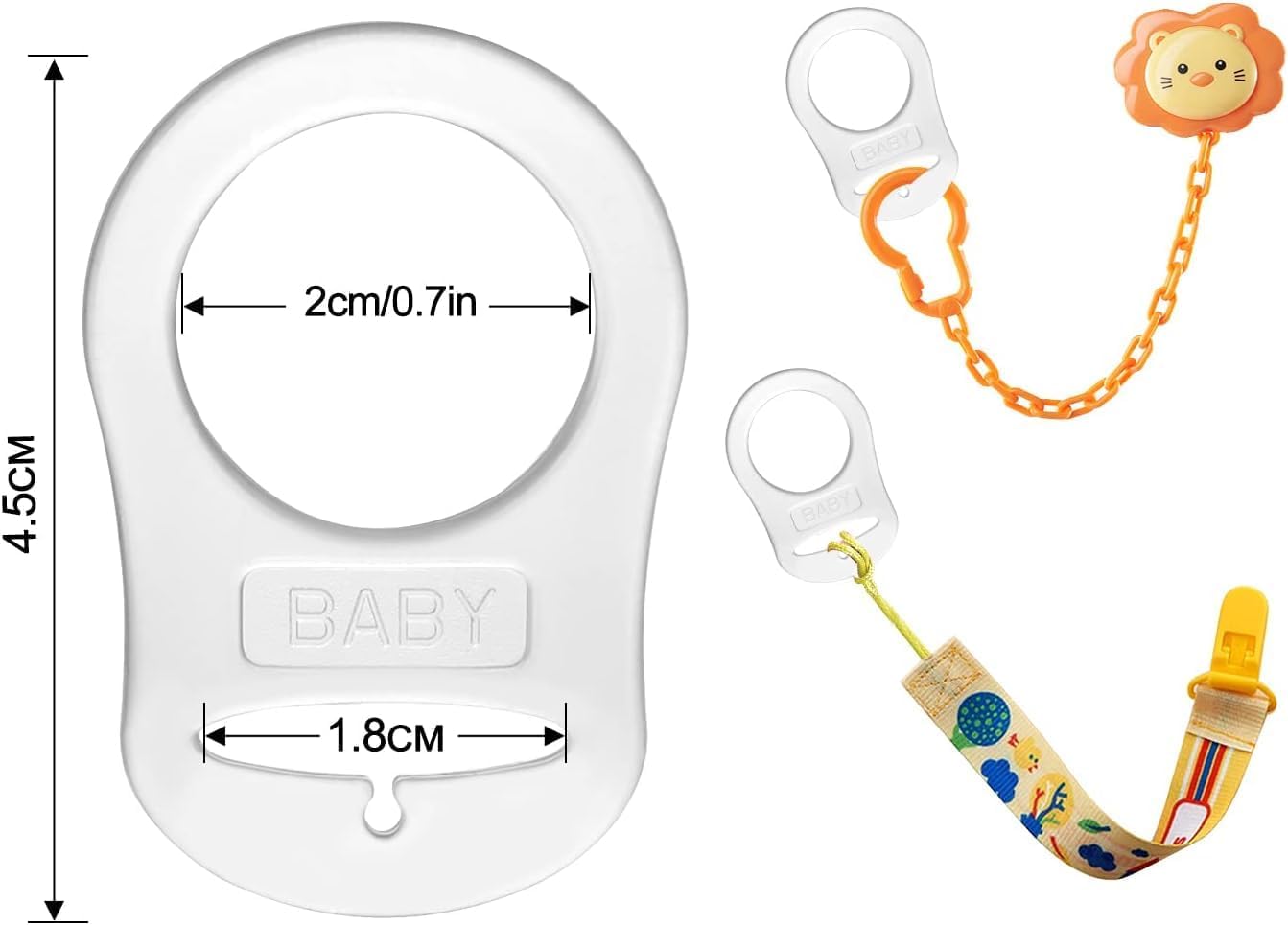 Adapteur en silicone pour tétines
