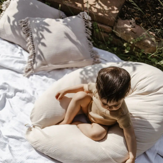 Coussin d'allaitement - beige
