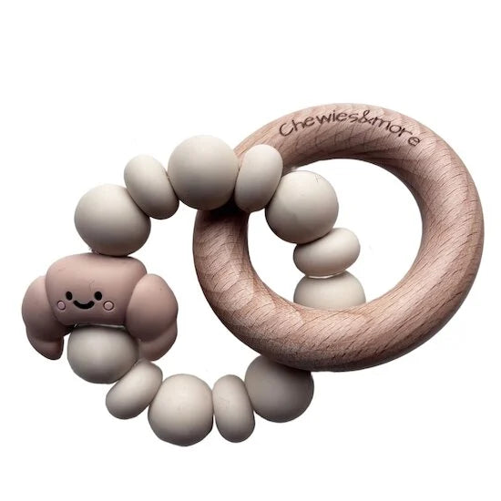 Anneau de dentition bois et silicone - Chewy and more