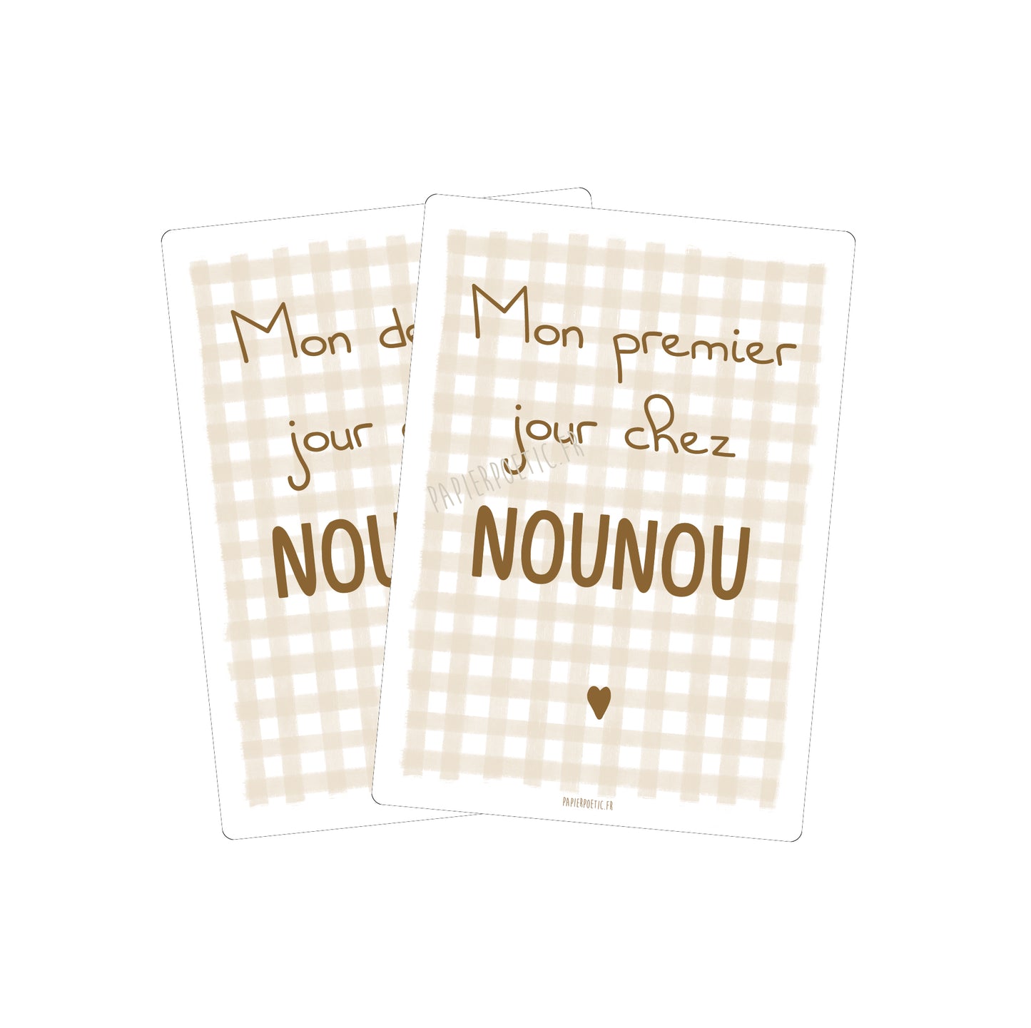 Cartes souvenirs Vichy - Papier Poetic