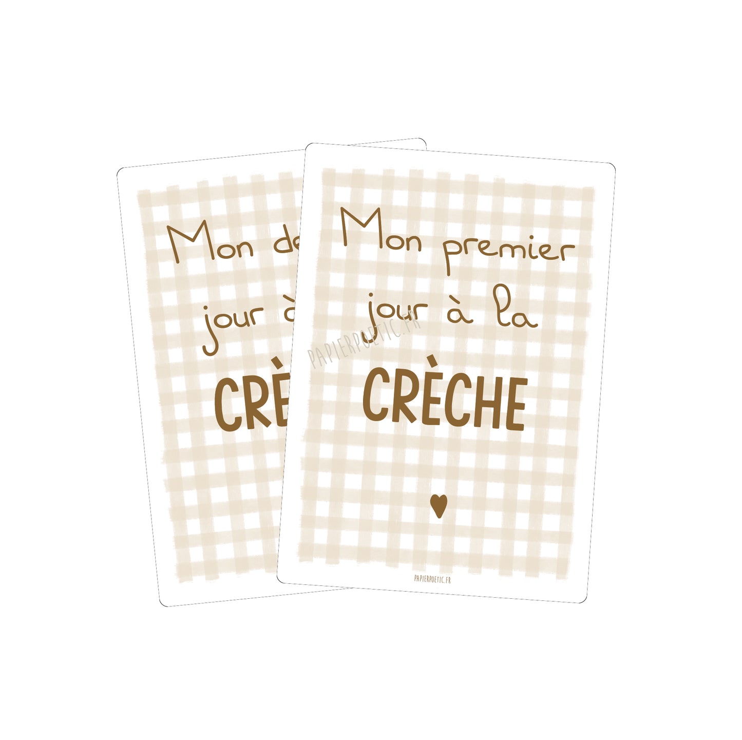 Cartes souvenirs Vichy - Papier Poetic
