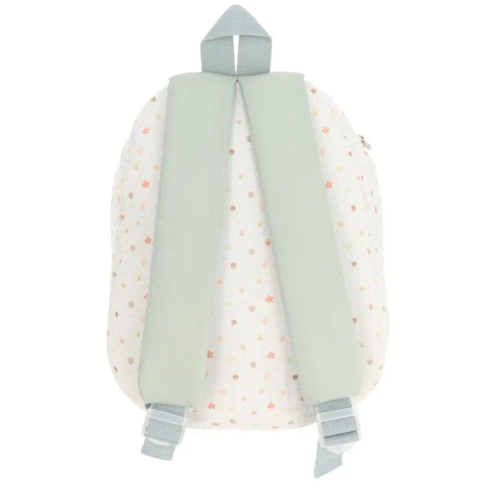 Sac à dos porte poupée  - Blanc et vert - Tutete