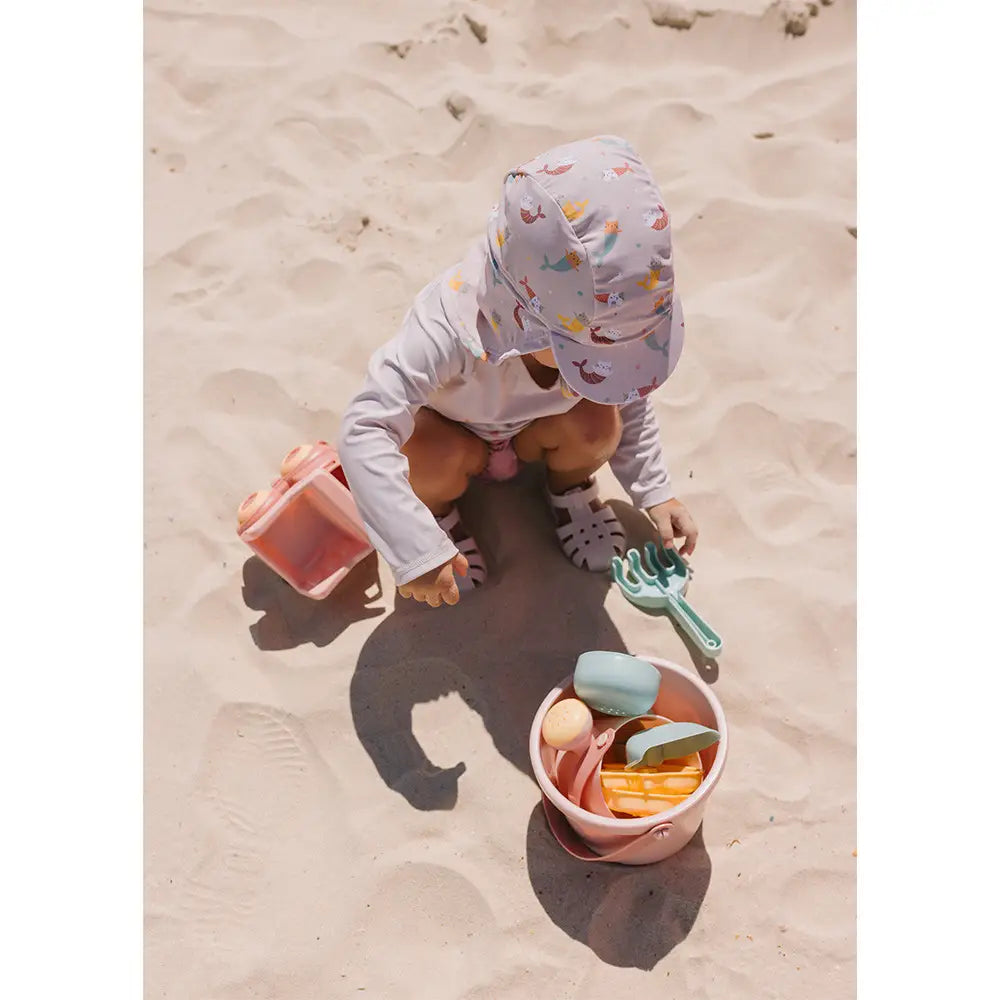 Seau plage - mermaid cat