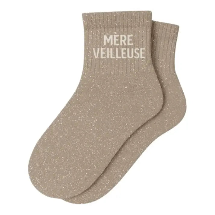 Chaussettes à paillettes - mère-veilleuse