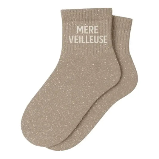 Chaussettes à paillettes - mère-veilleuse