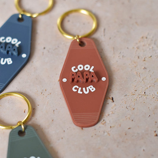 Porte-clés Cool Papa Club Motel - Les Mignonneries