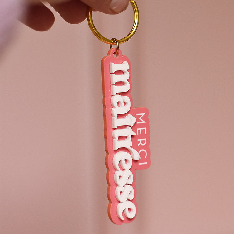 Porte-clés Maîtresse - Les Mignonneries