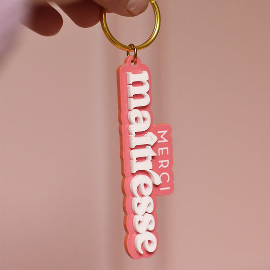 Porte-clés Maîtresse - Les Mignonneries