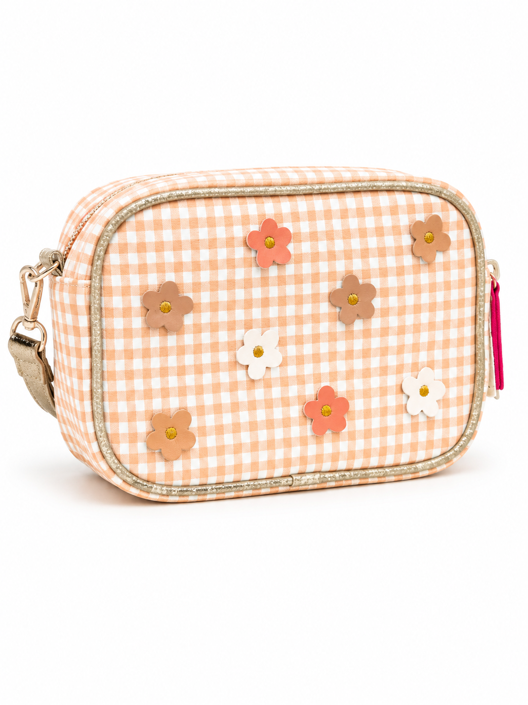 Sac fleur vichy rose - Rockhula kids