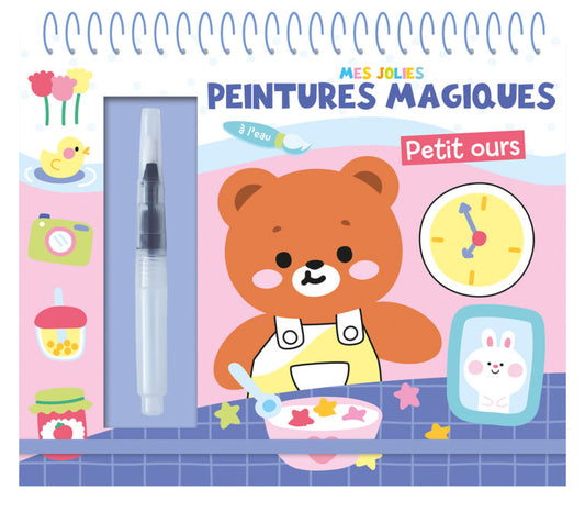 Peinture magique - petit ours