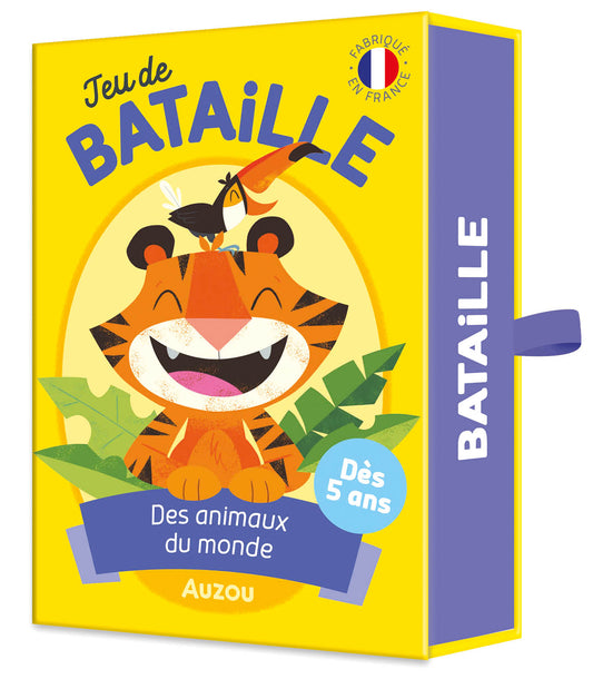 Jeu de bataille animaux du monde - jeu de  cartes