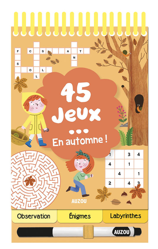 45 jeux - en automne