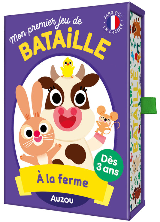 Jeu bataille animaux de la ferme - jeu de cartes