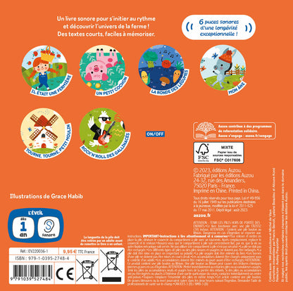 Mes premiers sonores – Comptines – Auzou