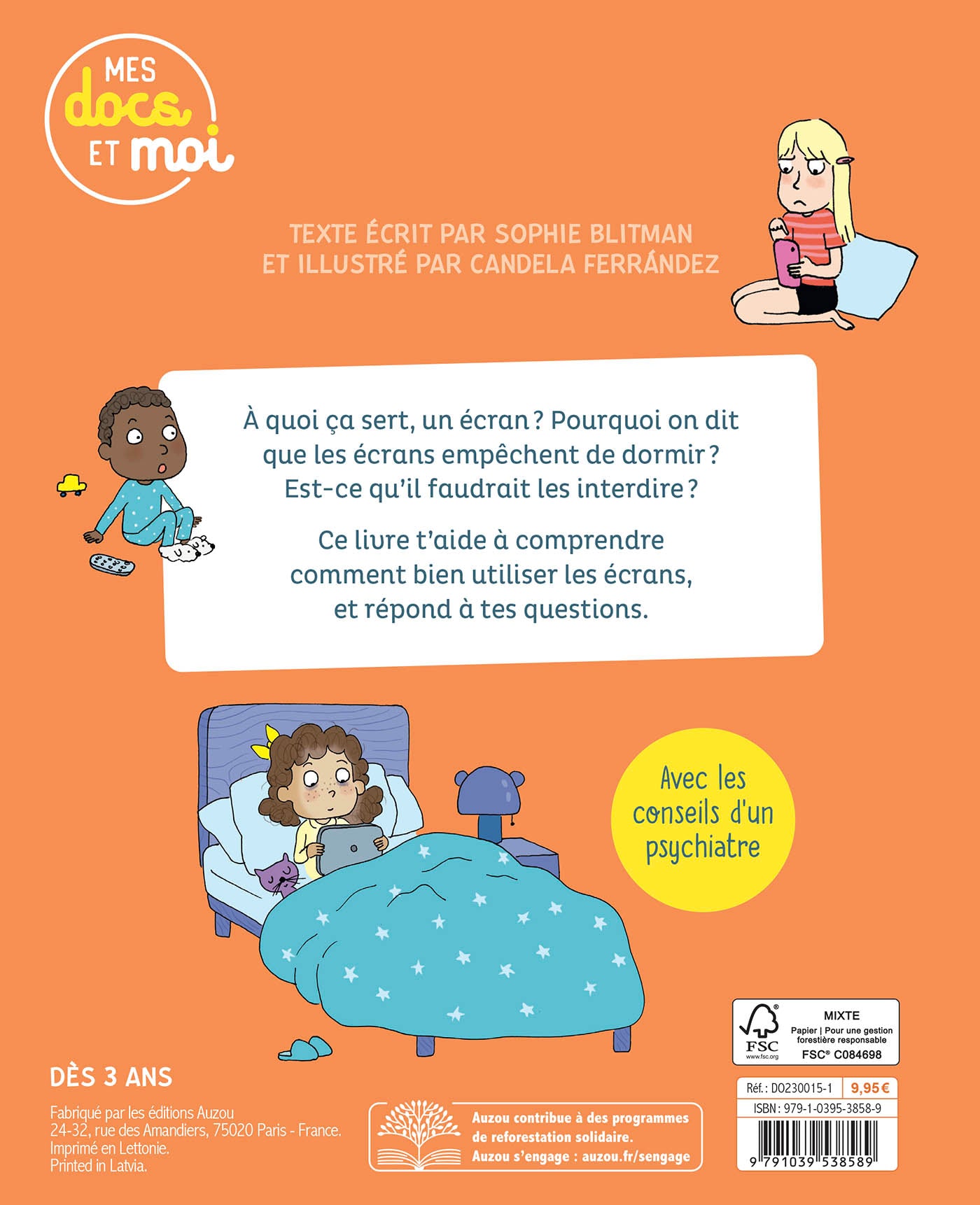 Mes docs et moi - Je suis accro aux écrans, que faire ? - Auzou