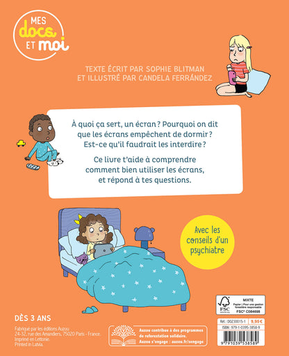 Mes docs et moi - Je suis accro aux écrans, que faire ? - Auzou