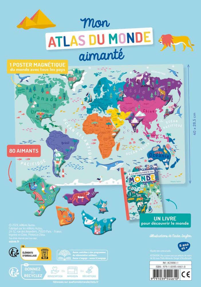 Mon premier atlas du monde - Auzou
