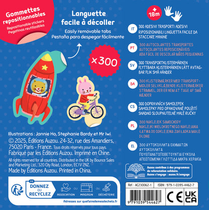 Boîte métal 300 gommettes - Auzou