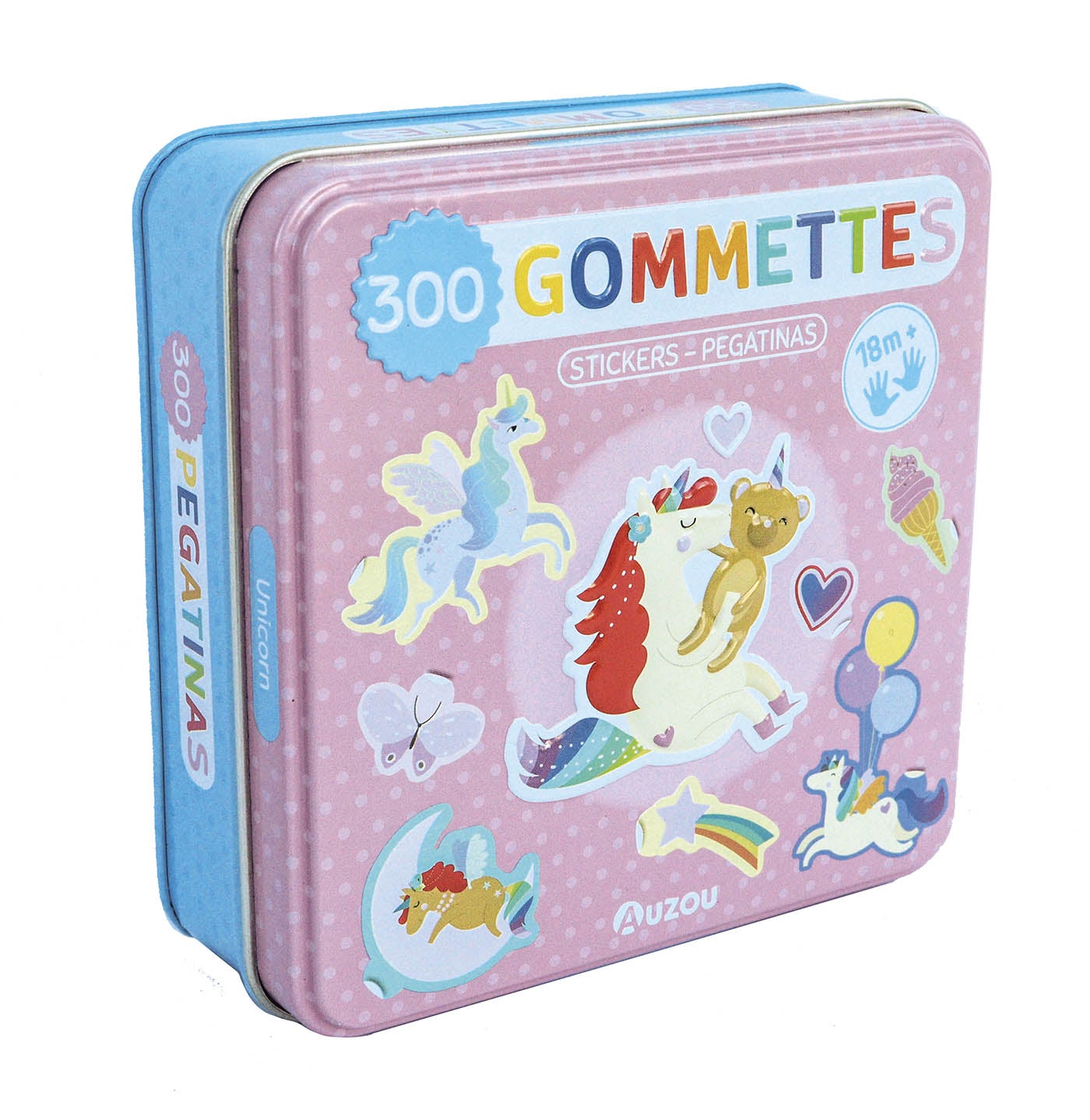 Boîte métal 300 gommettes - Auzou