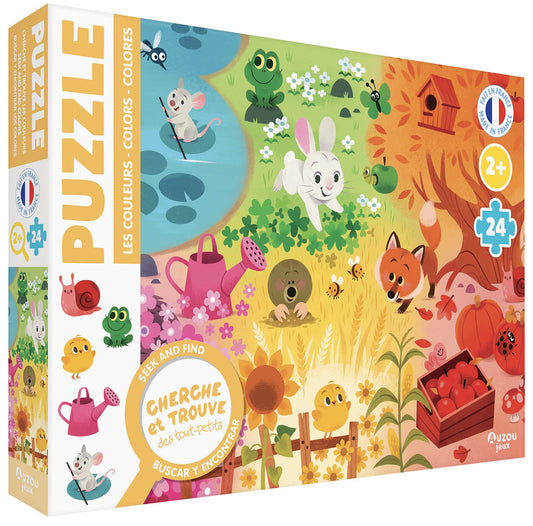 Puzzle cherche et trouve - les couleurs - 24p