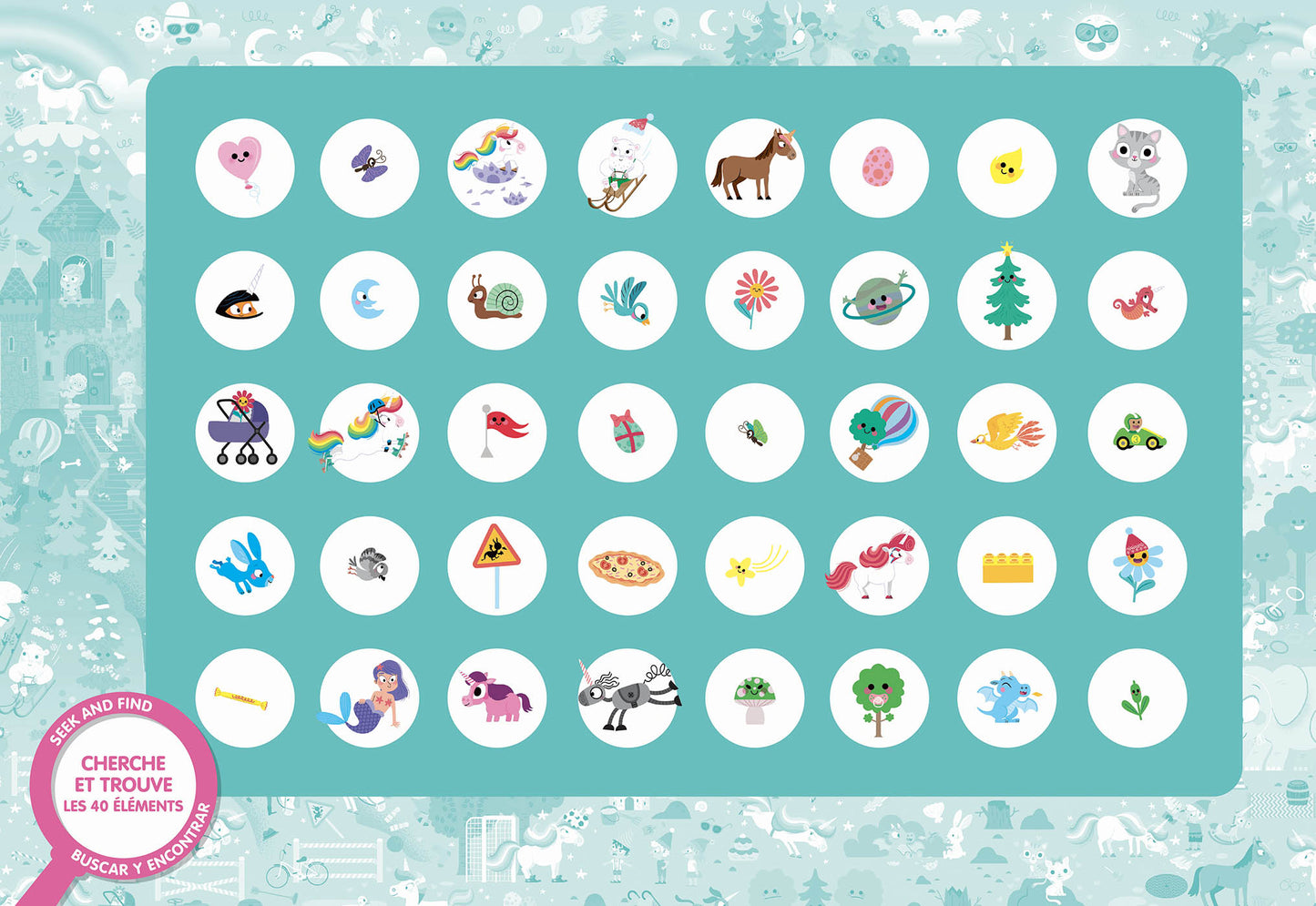 Puzzle 100 pièces - Cherche et trouve - Auzou