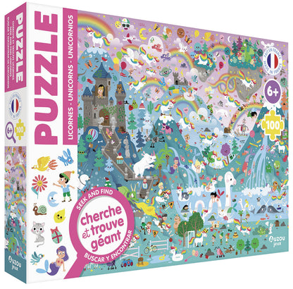 Puzzle 100 pièces - Cherche et trouve - Auzou