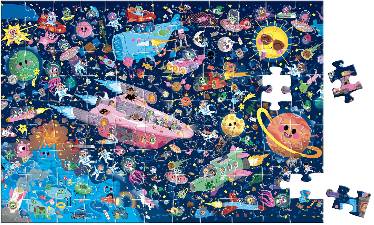 Puzzle 100 pièces - Cherche et trouve - Auzou