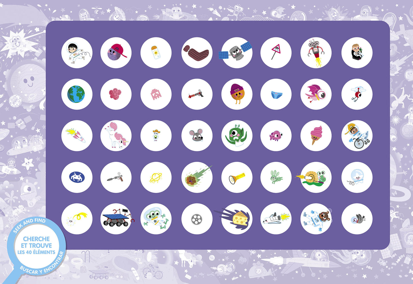 Puzzle 100 pièces - Cherche et trouve - Auzou