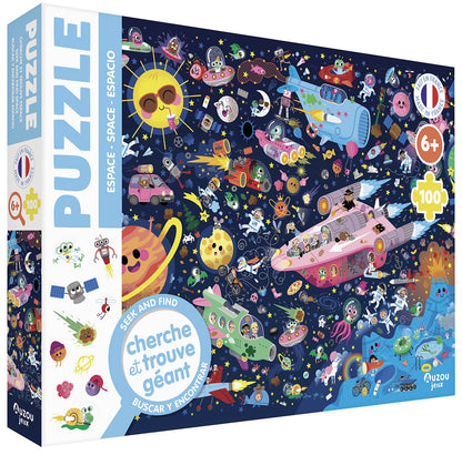 Puzzle 100 pièces - Cherche et trouve - Auzou