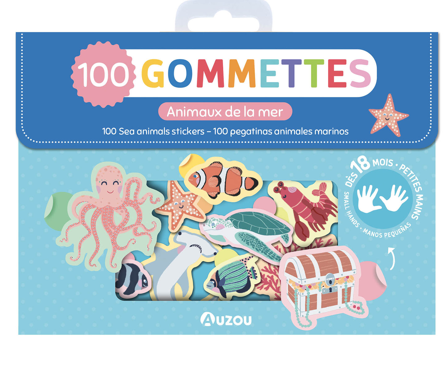 Pochette de gommettes 100p - Auzou