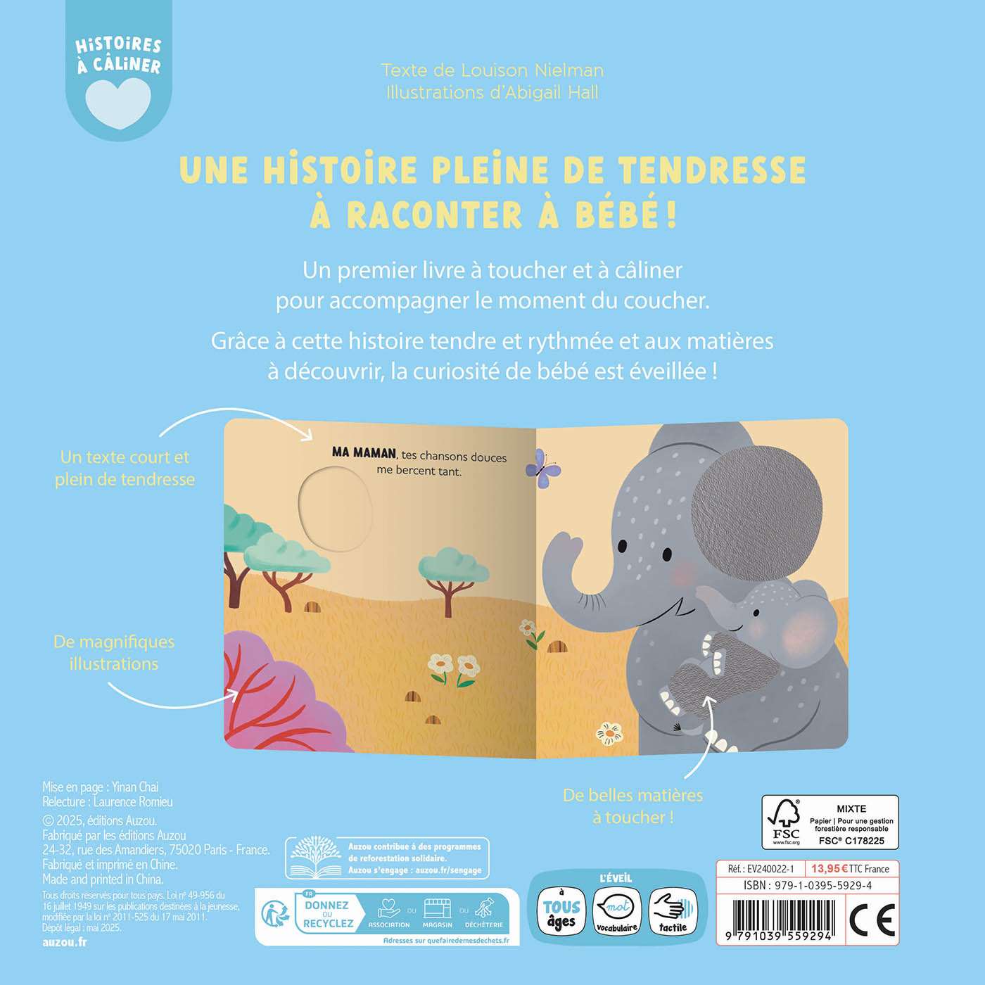 Livre Histoires à câliner - Auzou