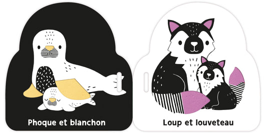 Mon premier livre poussette en noir et blanc - éveil