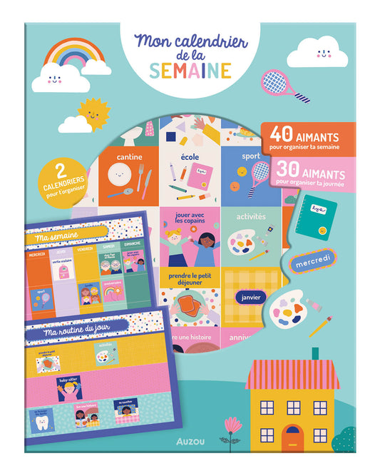 Mon aventure aimantée – Mon calendrier de la semaine – Auzou