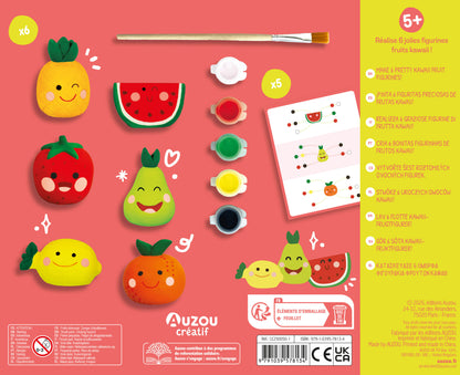 Mes fruits kawai a peindre