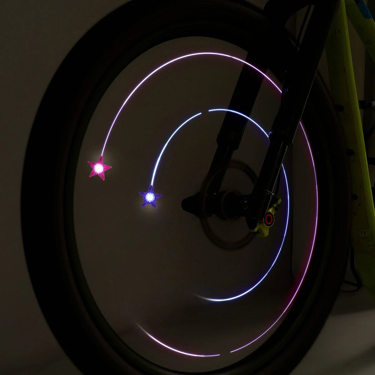 Set de 2 lumières LED pour rayons de vélo - Legami