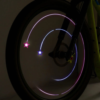 Set de 2 lumières LED pour rayons de vélo - Legami
