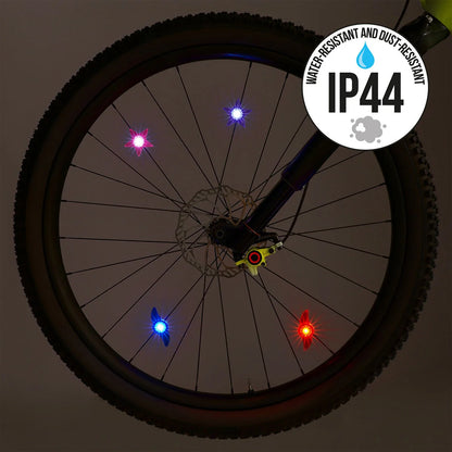 Set de 2 lumières LED pour rayons de vélo - Legami