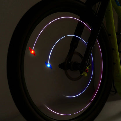Set de 2 lumières LED pour rayons de vélo - Legami