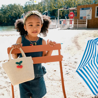 Sac en paille cerise en crochet - Rockahula kids