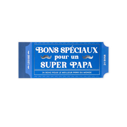Carnet de 24 bons pour Papa ou Maman - Legami