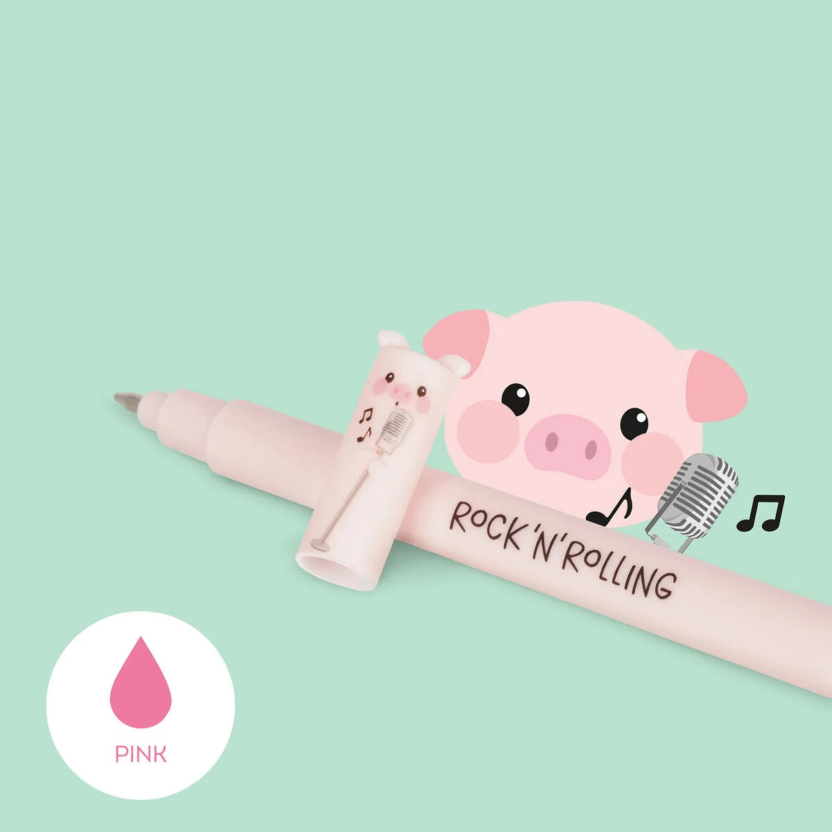 Set de 4 stylos à encre gel effaçable Farm Sweet Farm - Legami