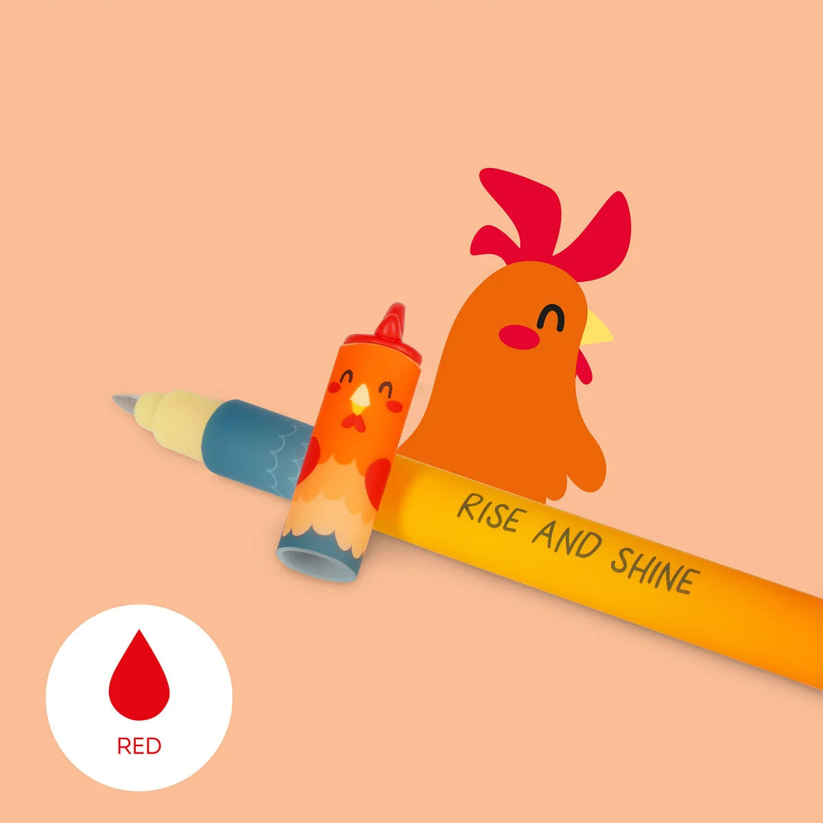 Set de 4 stylos à encre gel effaçable Farm Sweet Farm - Legami