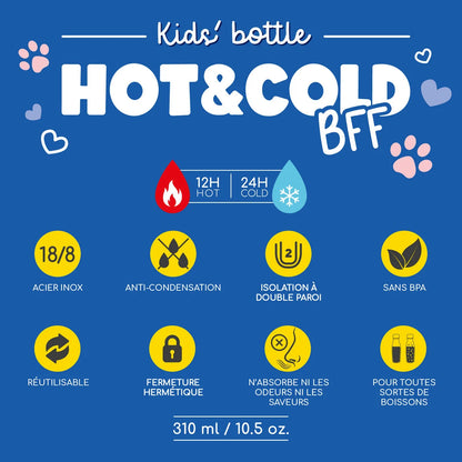 Gourde thermique enfant Hot & Cold BFF - Legami