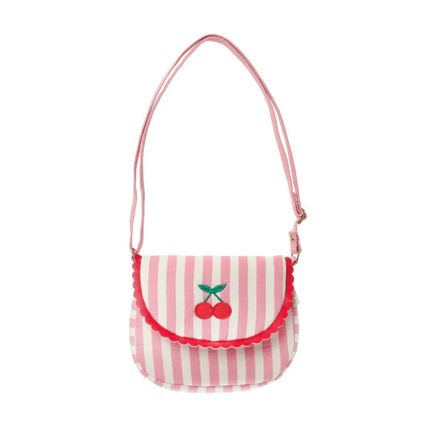 Sac cerise à rayure rose - Rockahula