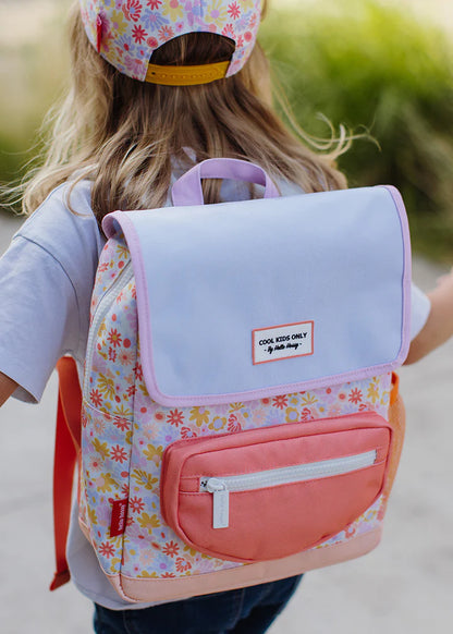 Sac à dos rétro flower - 2-5 ans